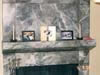 CARLOS' FIREPLACE FAUX MARBLE PAINT